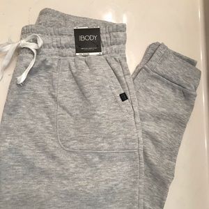 Comfy grey “trackie” pants.  Size medium